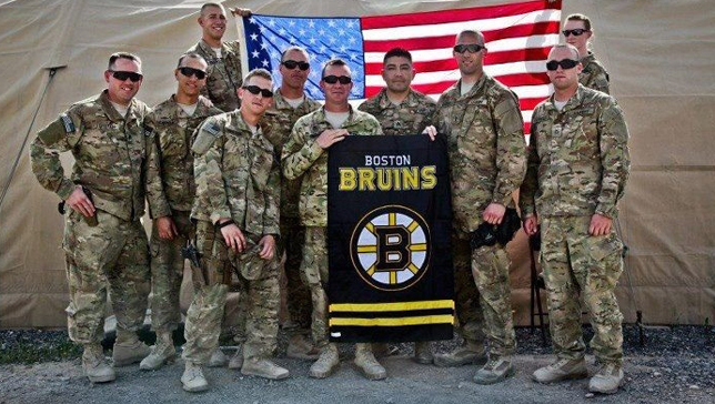 Boston Bruins on X: During warmups tonight, we will wear these camouflage  jerseys to honor local military members, veterans, and their families on Military  Appreciation Night. #BruinsSalute  / X