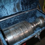 The Cup being packed up and ready for transport to the hotel!