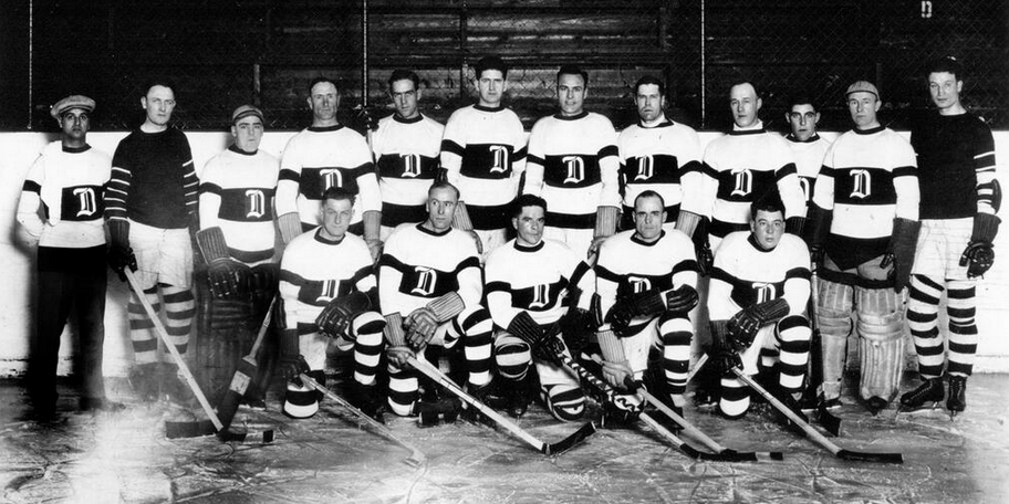 Player photos for the 1928-29 Detroit Cougars at