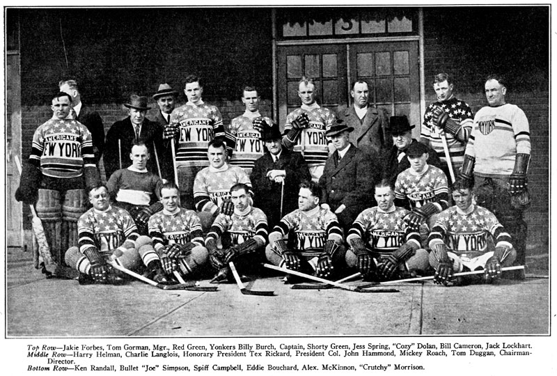 This Day in Hockey History – December 2, 1925 – Pirates Come Home but  Americans' First