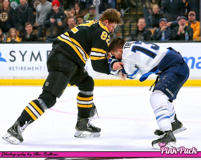 Frederic's Fisticuffs Fire Up Fans | The Pink Puck